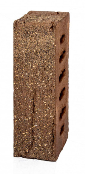 Фасадный клинкерный кирпич коричневый "Ладожский" 1НФ Faber Jar