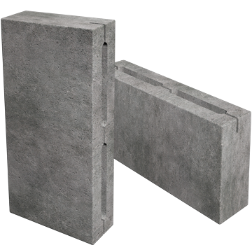 Блок 2-х пустотный бетонный стеновой 140 мм. RRD